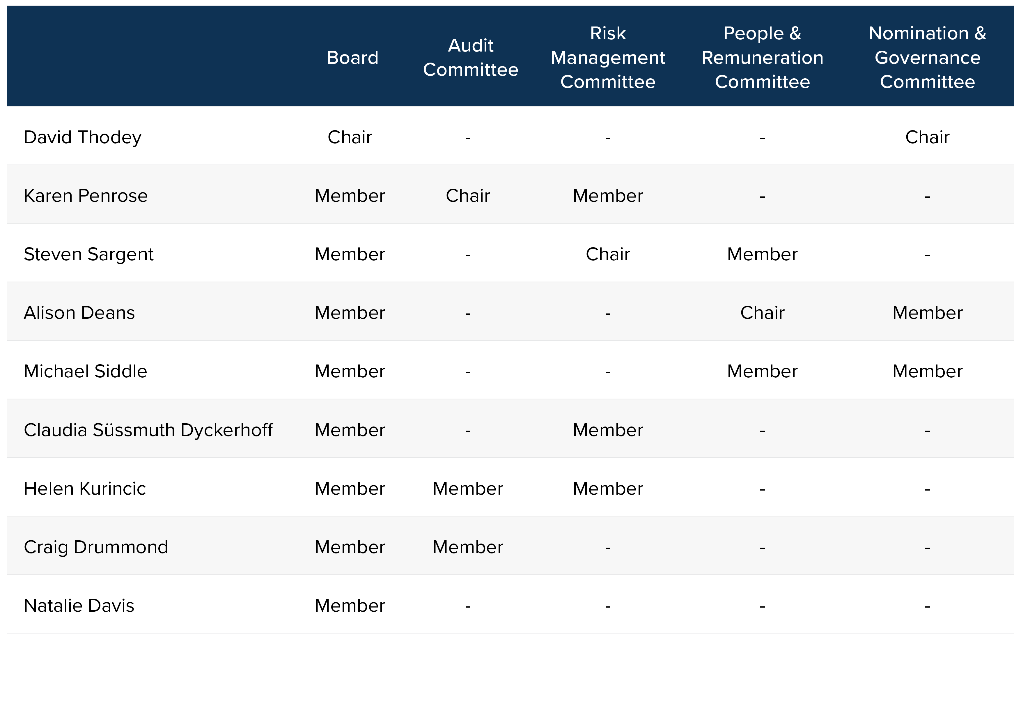RHC Board & Committee membership table, 25 Nov 2025.png